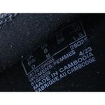 Clarks Teresa Step Pumps Women's 8 Black Tweed Slip-On Pointed Toe Block Heel Photo 4