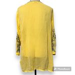 Johnny Was  Nina v-neck Georgette blouse med preloved sheer see pics stains spots Photo 1
