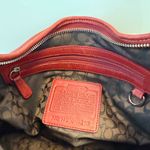 Coach vintage small red Leather Ergo Hobo Bag Photo 12