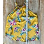 Lush Clothing Lush Yellow Floral Print Tank Top Large Photo 6