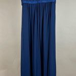 David's Bridal Size 2 Marine Lace Strapless Maxi Dress Wedding Guest Bridesmaid Photo 1