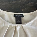 Ann Taylor Cream and Black Sleeveless Tank Top Photo 3