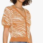 Revolve NWT HEARTLOOM Zelata Linen Blend Cardigan Sweater in Clay Orange Photo 1