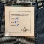 Anthropologie Pilcro and the Letterpress Railroad Striped Denim Shorts Size S Blue Photo 5