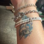 Swavorski Swarovski Silver Heart Toggle Bracelet Photo 2