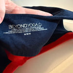 Beyond Yoga  Navy and Red Tank Top Photo 3