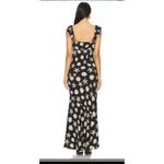 Saylor Gali Maxi Dress Black/Tan Shell Print - Size Small (New) Photo 2