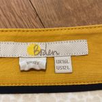 Boden Helena Chino Autumn Gold White Ditsy Floral Print Mini Skirt US 12 LONG Orange Photo 1