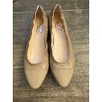 Agl Attilio Giusti Leombruni Ballet flats Quilted Cap Toe Size 7 Tan Leather Photo 1