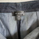St. John  Pre Fall 2012 Wide Leg Denim Trousers Slacks Size 6 Photo 3
