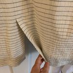 Anthropologie  Cartonnier Off White Cotton Double Breasted Blazer Size MP Cotton Photo 7