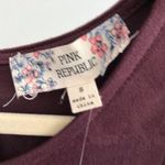 Pink republic New  Faux Suede Lace Up Back Sleeveless Mini Dress Wine Photo 12