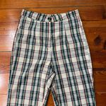 Nasty Gal Checking Out High Waisted Plaid Trouser Pants - Size 4 Photo 4