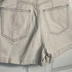 BDG Urban Outfitters  Sz 25 High Rise Denim Shorts Off White Photo 11