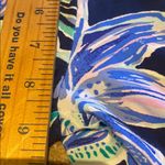 Lilly Pulitzer  Georgia May Palazzo Pants "Ready Set Gecko" Blue Pink Size Medium Photo 5