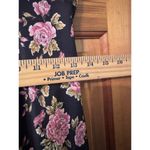 ZARA  Dark Floral Lace trim bodice slip dress S Photo 4