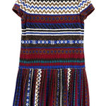 London Times  Drop Waist Dress 14 Indie Folk Dark Academia 90s Pleated Heritage Photo 0