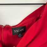 XScape  Red Off The Shoulder Fit & Flare Mini Formal Dress Women’s Sz 10 Photo 5