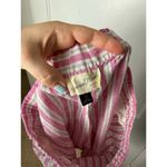 Universal Threads Universal Thread Shorts Women's XS Pink Striped Boxer Pull On Casual Linen Baggy Photo 5