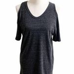 Free People Cold Shoulder Dress Charcoal Size S Photo 0