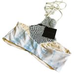 Acacia Swimwear Bikini Top‎ nwt Blue Size L Photo 2