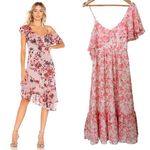 Lovers + Friends Stacy Floral Midi Dress Photo 1