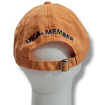2015 US Open Chambers Bay Hat OSFM USGA Member Embroidered Embroidery Unisex Cap Golf Hat Golfing Golfers Golfer Orange Peach Color With Multicolor Embroidery Adult Unisex Hat OSFM One Size Fits Most Adjustable Strap Back Hat Used Condition See Pictures For Condition Photo 4