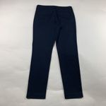 Old Navy Uniform Blue Stretch Canvas High Rise Skinny Pixie Pant 6 Photo 5