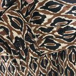 Milano Black & Brown Printed Long sleeve Button Down Shirt(Size Large) Photo 2