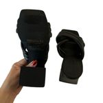 Abound  Women’s Black Block Heel Crossover Strap Heels Sandals Size 6.5 Photo 5