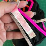 Victoria's Secret  Women S Black Pink Halter Bikini Top Strappy Metallic Beach Photo 6