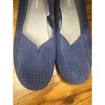 Patagonia Women’s Dark Blue Suede Scrunch-Back Ballet Flats – Size 8.5 Photo 8
