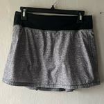 Lululemon  Heather Lux Multi Black Pace Rival Skirt (Tall) *No Panels 15" Sz 6 Photo 0