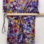 Daisy Fuentes Twisted Blouse Purple Medium Photo 11