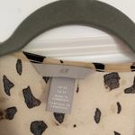 H&M Neutral Print Wrap Dress Midi Photo 3