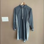 Kuhl Long Sleeve Kiley Dress in Charcoal/Daylily Size Medium Photo 3