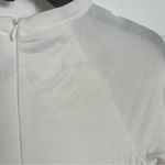 Naked Wardrobe NWT  Cream 4-Way Stretch Long Sleeve Crew Neck Romper Size S Photo 6