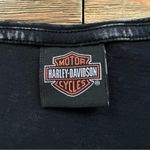 Harley Davidson Rhinestone Acid Wash Tee Black Size L Photo 4
