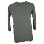 Athleta Studio Cinch Tie Waist Sweatshirt Mini Dress Green Size Small Photo 8