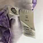 Ganni  Womens Heavy Satin Floral Camisole Top Purple 36 Photo 5