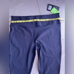  Glyder Capri Leggings Womens  LX Black Nylon And  Spandex Lightweight New Photo 5