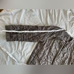 Eileen Fisher Blazer Women's Medium Brown Crinkle Silk Open Front Capsule Preppy Photo 9