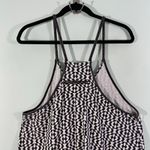 Free People  Movement Black & White Geometric Hot Shot Printed One Piece Sz M Photo 6