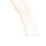 Helmut Lang  Pullover Chunky Knit White Sweater Cropped Stretch Size Small Womens Photo 9