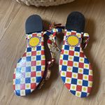 Dolce & Gabbana   Embellished Patent Leather Thong Sandals - Multicoloured Photo 5