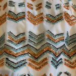 Greylin  ivory beaded chevron sleeveless top Medium NWT Photo 3