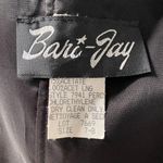 Vintage Made in USA Black Romantic Goth Off Shoulder Sequin Lace Midi Dress M Size M Photo 6