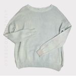 EMERSON FRY Carolyn Cotton Knit Sweater, Tie Dyed, Medium Green Photo 12