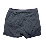 Athleta  Shorts Womens Size 8 Gray Trekkie Nylon Hiking Cargo Pockets Stretch Photo 2