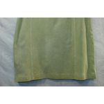 Terry Lewis Casual Luxuries Green Suede Leather Skirt Size 16 NWT Photo 3